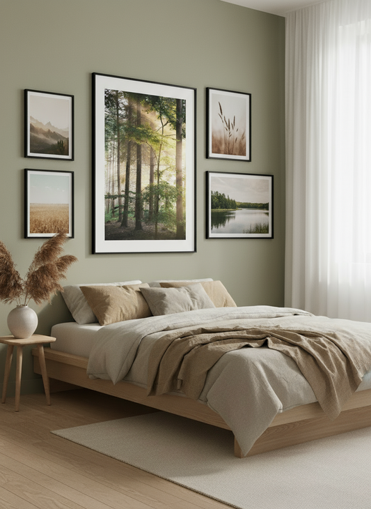 Sunset Forest Poster