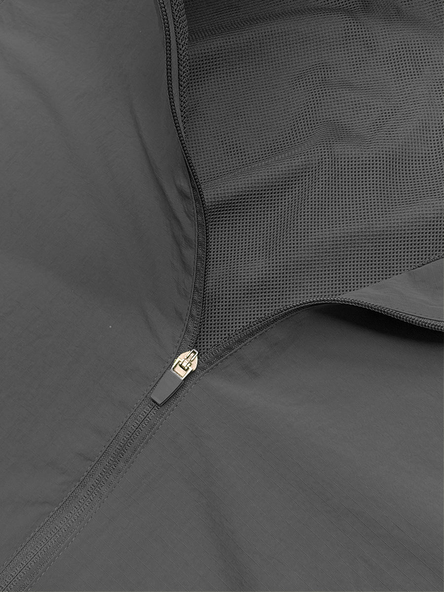 Nylon Quarter Zip Up Pullover