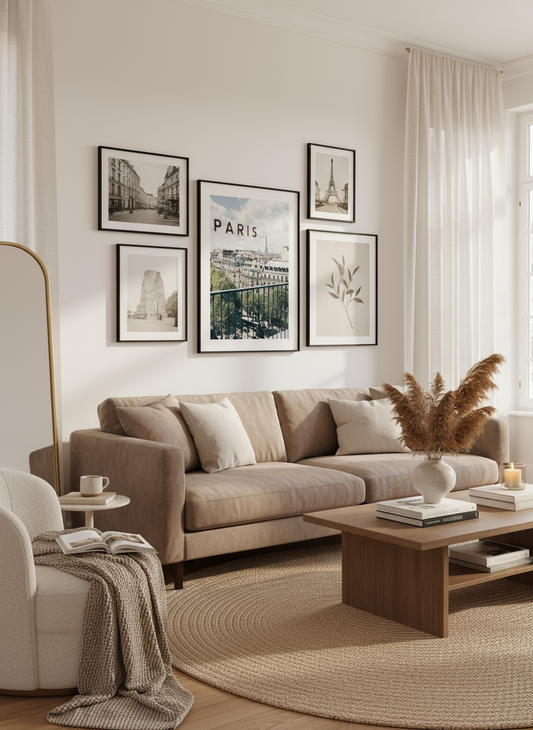 View Of Paris Poster