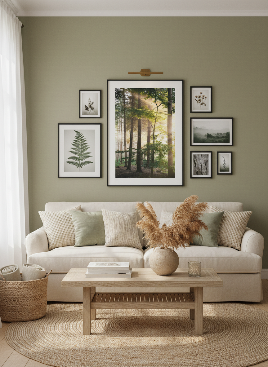 Sunset Forest Poster