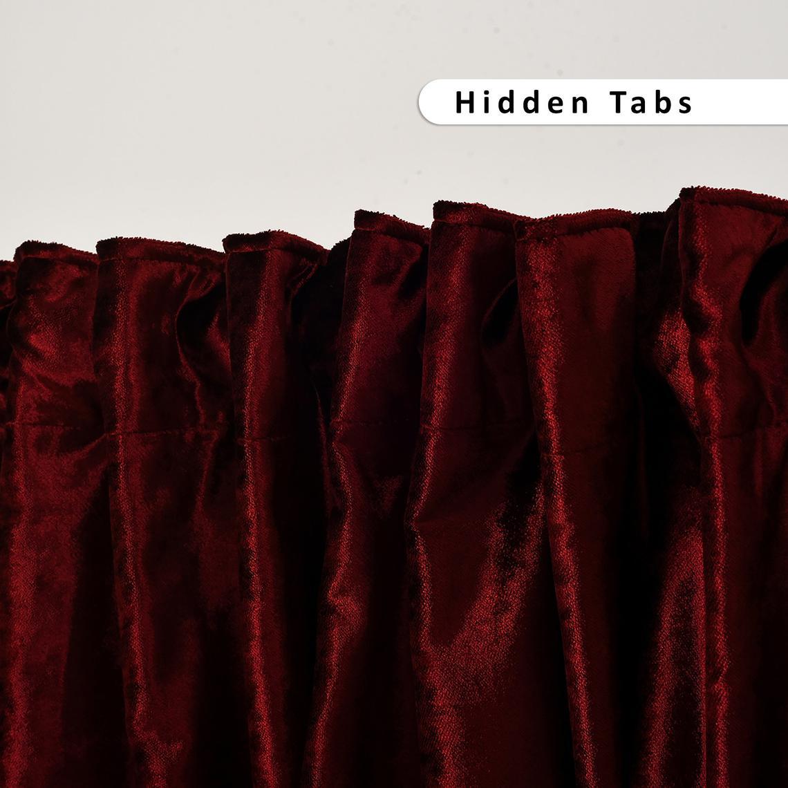 Burgundy Luxury Velvet Curtain,Custom Size,Window Curtain